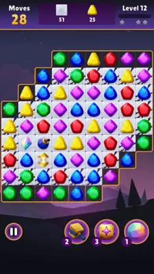 Jewel Quest - Magic Match3 android App screenshot 1